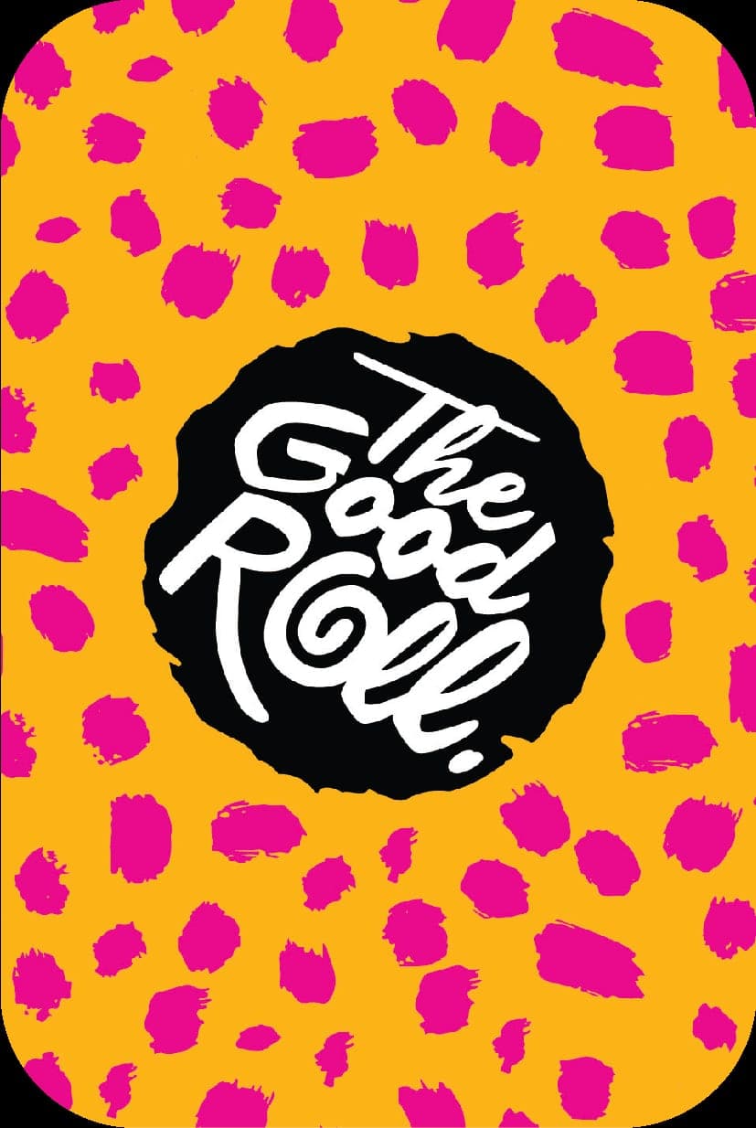 The Good Roll cheetah-print packaging